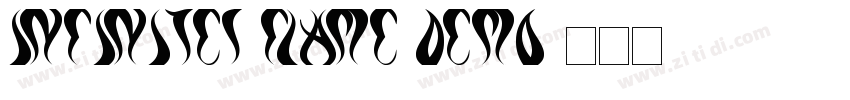 Infinites Flame DEMO字体转换